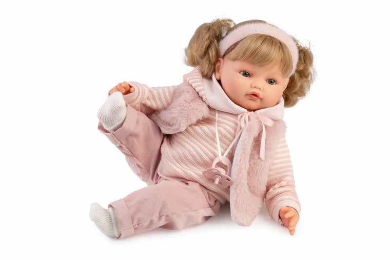 Muñeca Beni lloro jersey rayas Antonio Juan 16386
