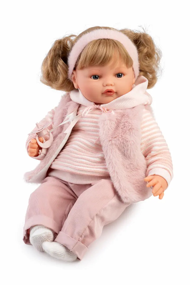 Muñeca Beni lloro jersey rayas Antonio Juan 16386