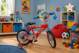 Bicicleta Toimsa 16'' Paw Patrol (1678) en habitación infantil, ideal para niños de 5 a 8 años