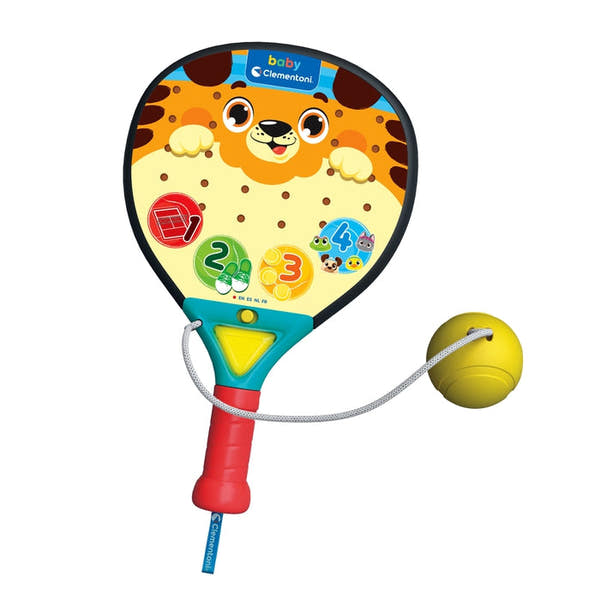 Raqueta de pádel interactiva Baby Clementoni 17590, vista frontal