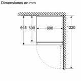 Infografía: Balay 3KFD855NI – Frigorífico Combi 203x60 Cristal Negro