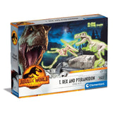 Kit de excavación Jurassic World T-Rex y Pteranodon Clementoni 19205, caja