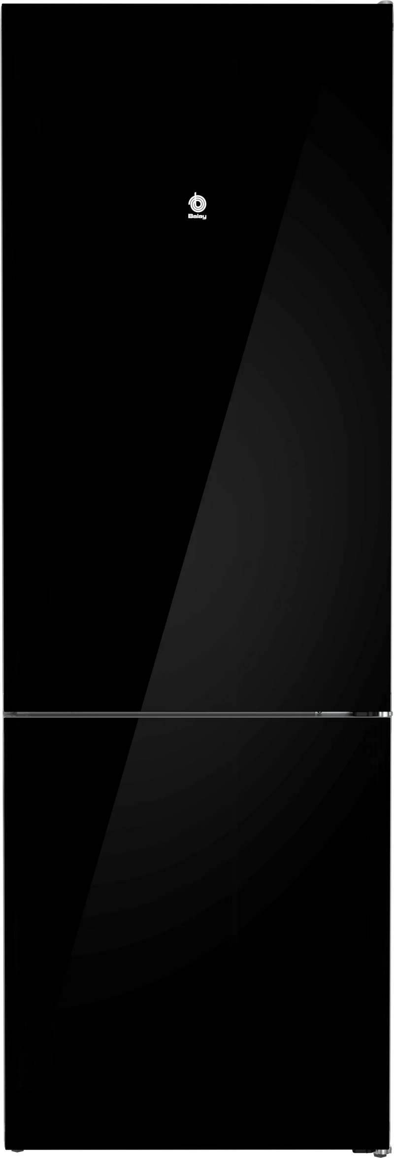 Balay Frigorífico Combi 203x70 Cristal Negro No Frost ExtraFresh Clase C 3KFC879NI