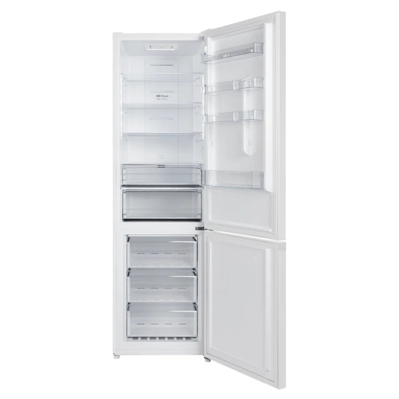 Frigorífico combi Benavent CBM20060EW blanco con las dos puertas abiertas