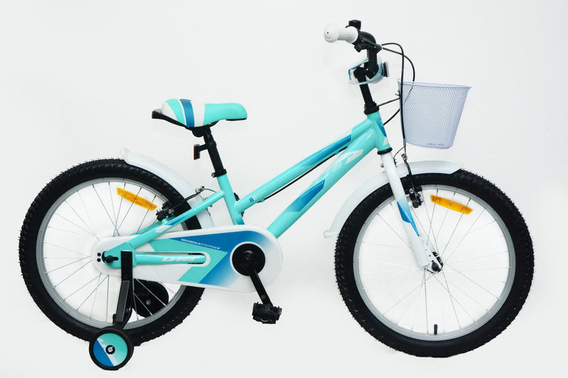 Bicicleta UMIT Calypso 20 Pulgadas Turquesa con Cesta - Ref. 2025-02