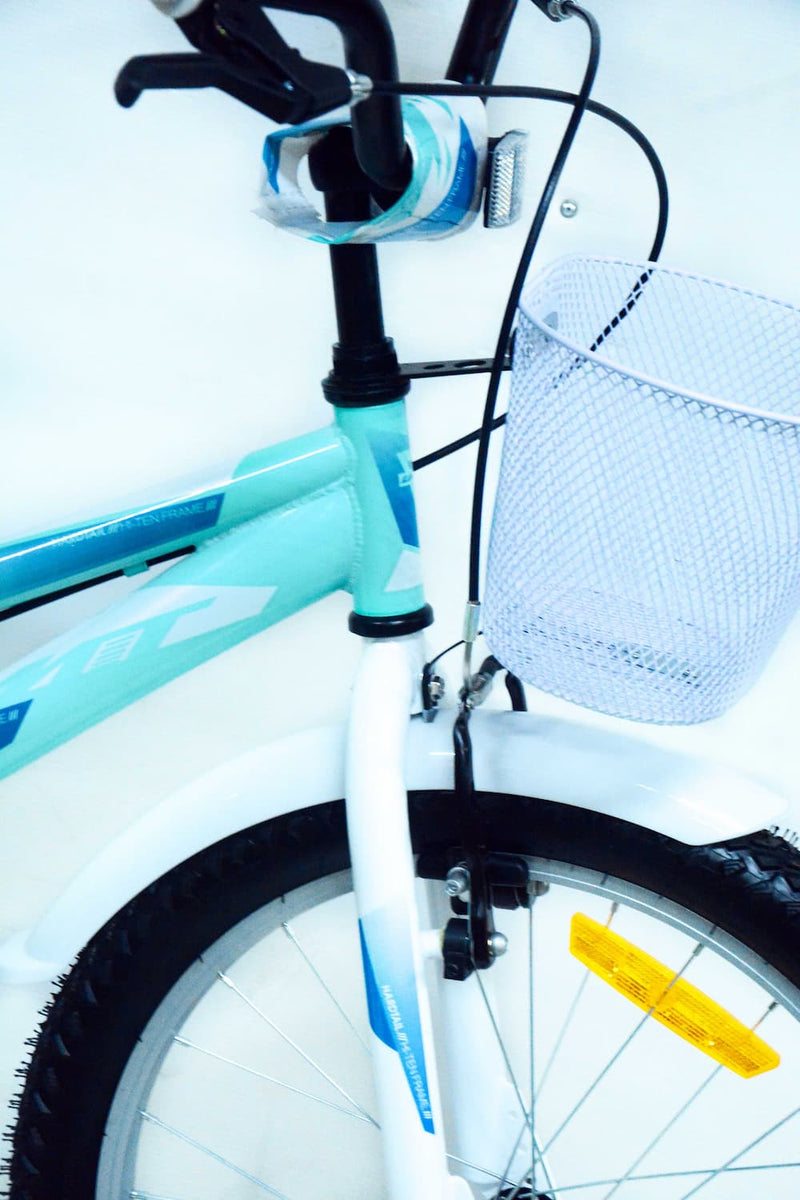 Bicicleta UMIT Calypso 20 Pulgadas Turquesa con Cesta - Ref. 2025-02