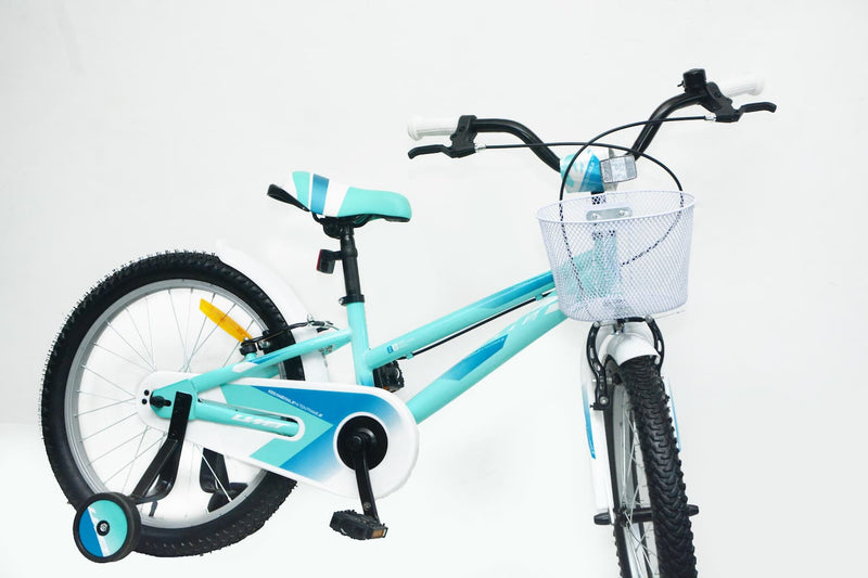 Bicicleta UMIT Calypso 20 Pulgadas Turquesa con Cesta - Ref. 2025-02