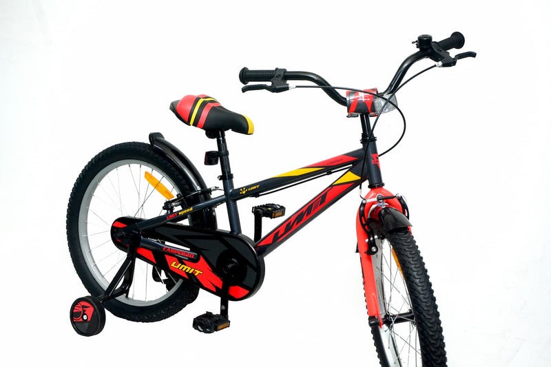 Bicicleta UMIT Casper 20 Pulgadas Gris-Roja con Frenos V-Brake - Ref. 2026-81