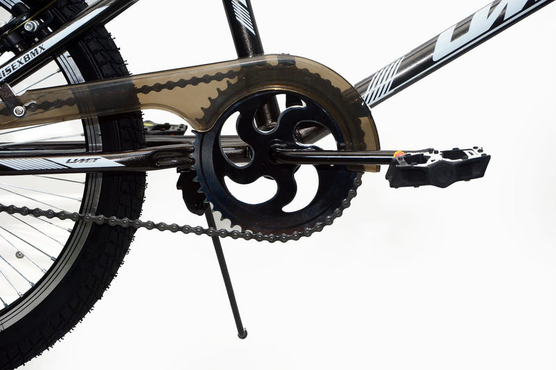 Bicicleta BMX UMIT 20 Pulgadas Gris con Rotor 360° y Pegs - Ref. 2026-8