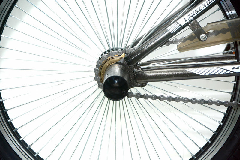 Bicicleta BMX UMIT 20 Pulgadas Gris con Rotor 360° y Pegs - Ref. 2026-8