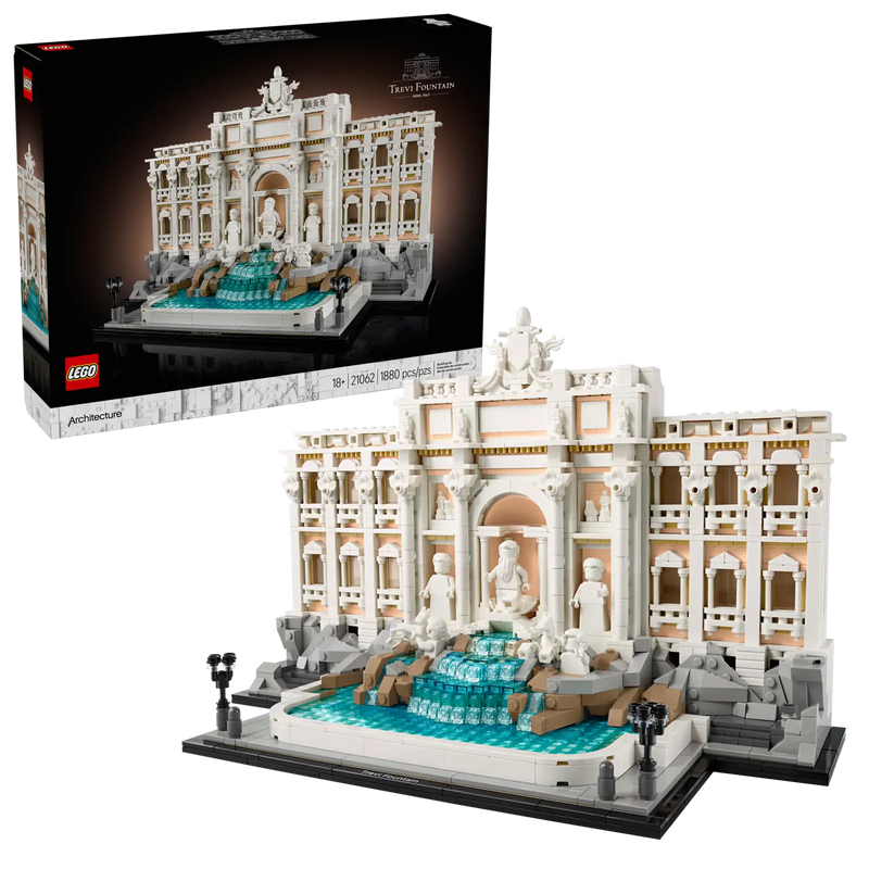 LEGO Architecture 21062 Fontana di Trevi Roma - Fuente Barroca Histórica