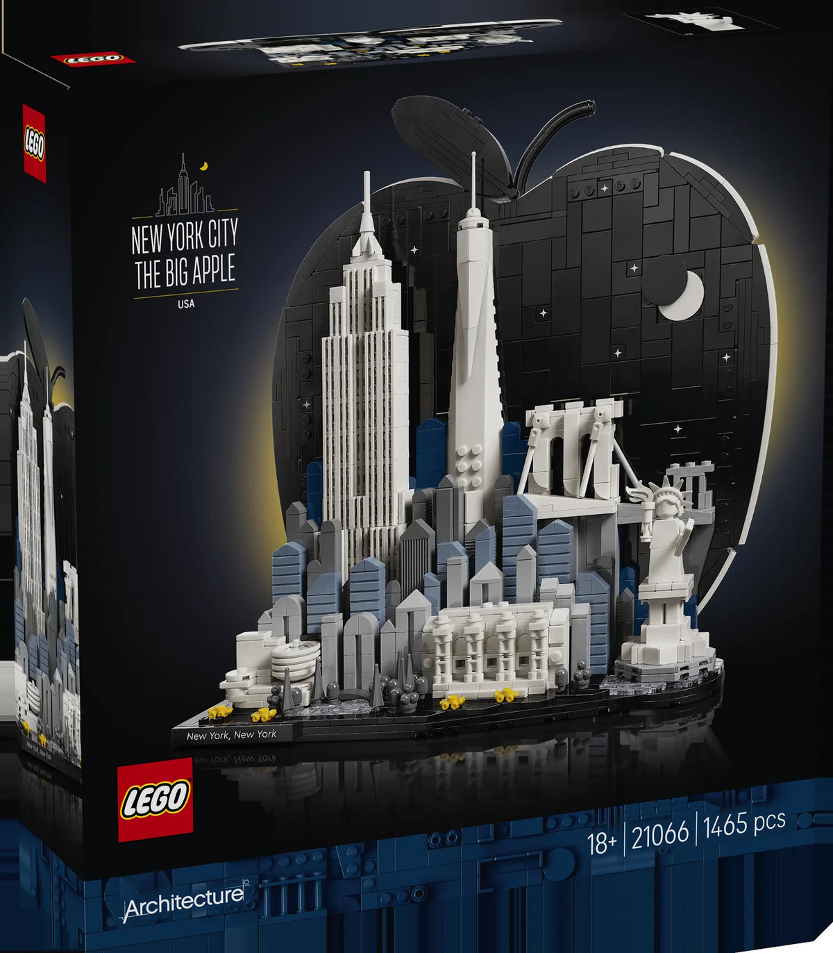 LEGO LEGO Architecture 21066 Ciudad de Nueva York: La Gran Manzana - caja frontal oficial