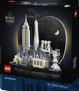 LEGO LEGO Architecture 21066 Ciudad de Nueva York: La Gran Manzana - caja lateral con detalles del set