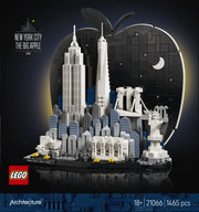 LEGO LEGO Architecture 21066 Ciudad de Nueva York: La Gran Manzana - caja reverso con escenas de juego