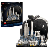 LEGO LEGO Architecture 21066 Ciudad de Nueva York: La Gran Manzana - display: caja + producto montado