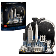 LEGO LEGO Architecture 21066 Ciudad de Nueva York: La Gran Manzana - display: caja + producto montado