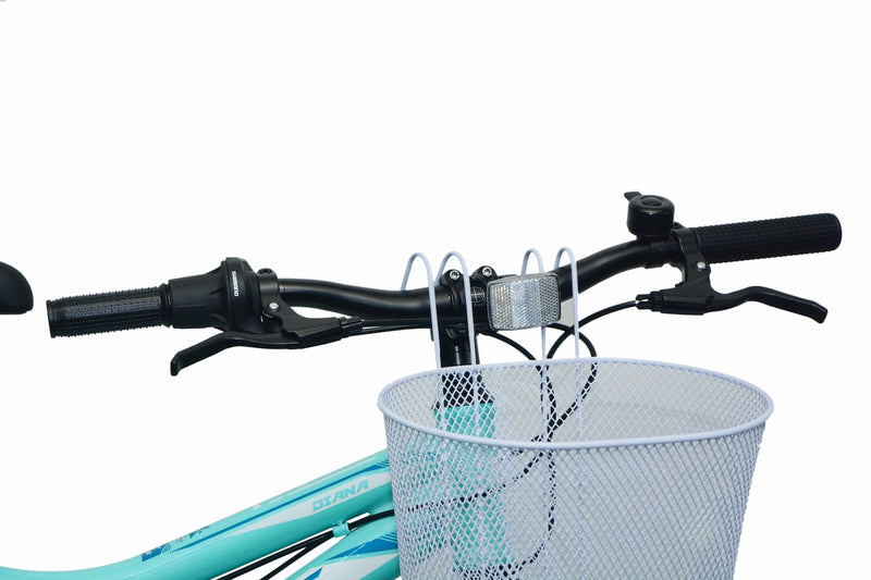 Bicicleta UMIT Diana 20 Pulgadas Turquesa con Cesta y Portamuñecas - Ref. 2125-2