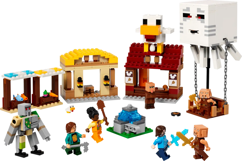 Lego Minecraft El Ataque a la Aldea del Globo de Ghast (21273)