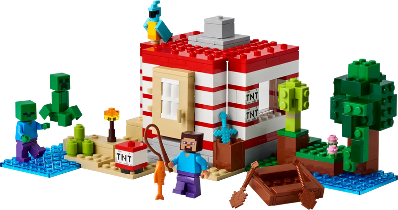 LEGO Minecraft Casa-Dinamita de la Selva 21275 - Set de Construcción