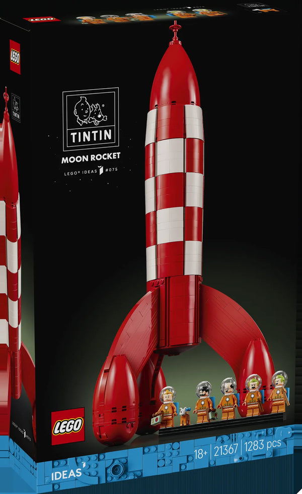 LEGO LEGO Ideas 21367 Cohete Lunar de Tintin® - caja frontal oficial