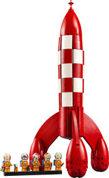 LEGO LEGO Ideas 21367 Cohete Lunar de Tintin® - producto montado sobre fondo blanco