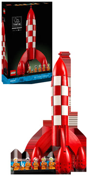 LEGO LEGO Ideas 21367 Cohete Lunar de Tintin® - display: caja + producto montado