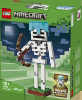 LEGO Minecraft 21594 El Esqueleto - caja lateral con detalles del set