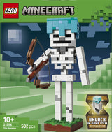 LEGO Minecraft 21594 El Esqueleto - caja reverso con escenas de juego