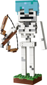 LEGO Minecraft 21594 El Esqueleto - producto montado sobre fondo blanco