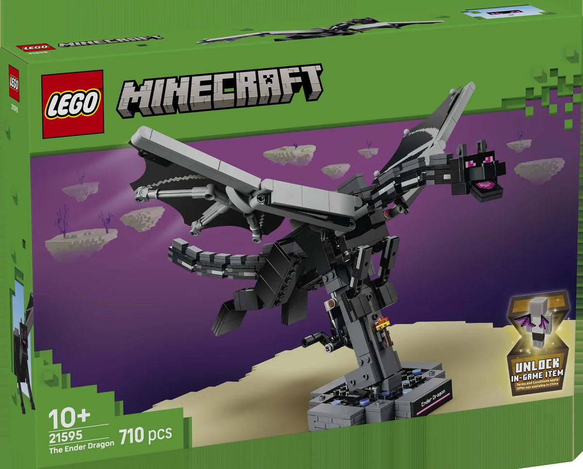 LEGO Minecraft 21595 El Dragón Ender - caja frontal oficial