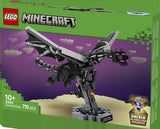 LEGO Minecraft 21595 El Dragón Ender - caja lateral con detalles del set