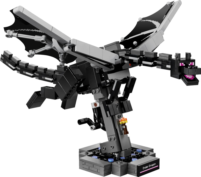 LEGO Minecraft 21595 El Dragón Ender - producto montado sobre fondo blanco