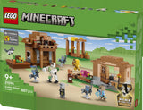 LEGO Minecraft 21596 Ataque del Evocador a la Aldea - caja lateral con detalles del set