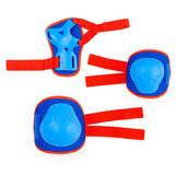 set de protecciones Moltó azul talla M: 2 rodilleras, 2 coderas y 2 muñequeras (ref. 23208)
