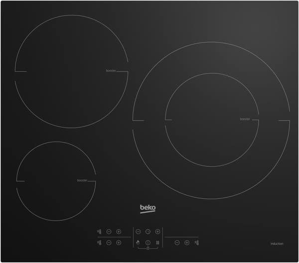 Beko Encimera Inducción 3 Fuegos 60cm 7200W HII63205MT