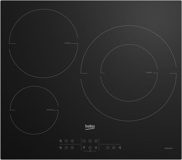 Beko Encimera Inducción 3 Fuegos 60cm 7200W HII63205MT