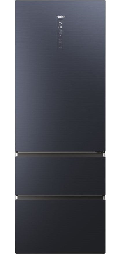 Haier Frigorífico Combi 200x70 Negro 3D 3 Puertas Clase E HTW7720ENMB