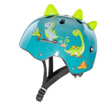 Casco Moltó Dino 26250 visto desde el otro lado, con la correa y la hebilla