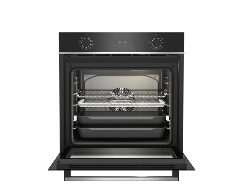 Beko Horno Multifunción con Turbo y Air Fryer BBIMA13300XS - Negro Bajo Consumo