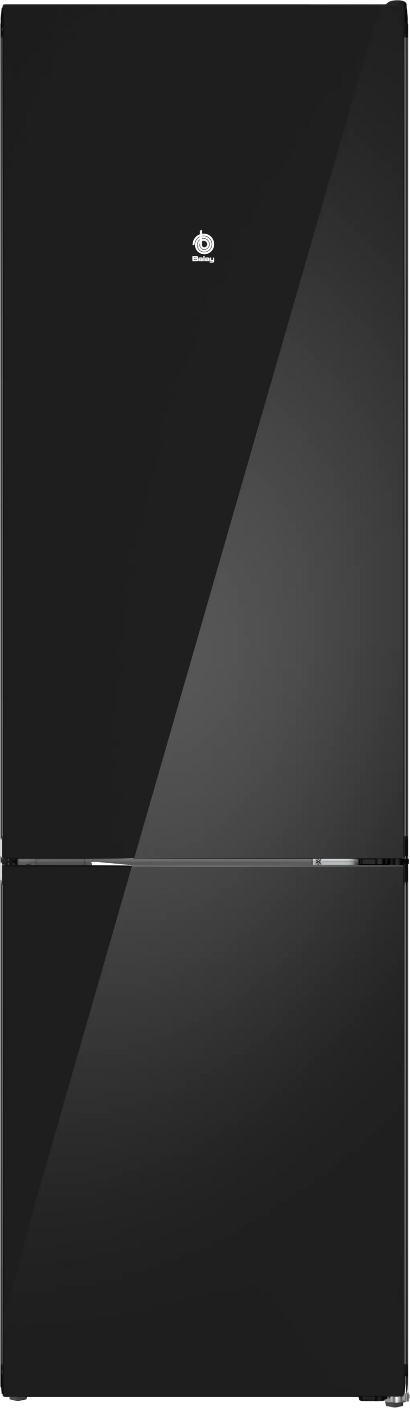 Balay Frigorífico Combi 203x60 Cristal Negro No Frost ExtraFresh Clase D 3KFD855NI