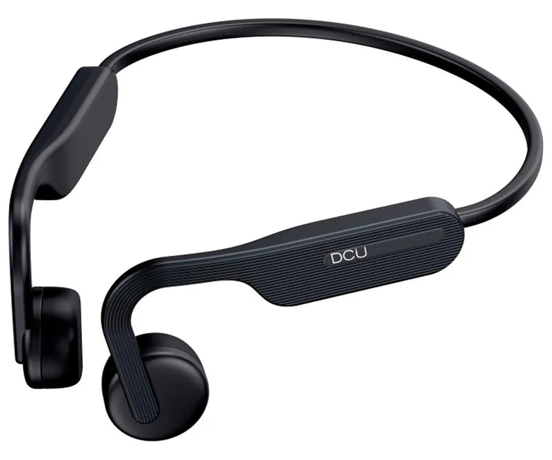 Auriculares DCU Bone Sound conducción ósea negro Bluetooth resistentes agua deporte oídos libres seguros
