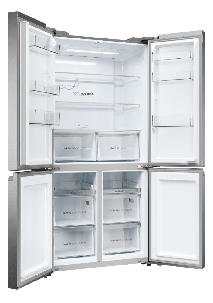 Haier HCR5919ENMP Frigorífico Cube 90 4 Puertas Total No Frost Inox