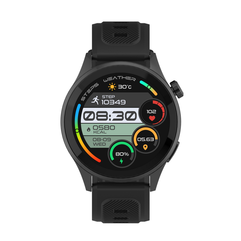 Smartwatch DCU GPS Geotrack AMOLED Negro 1,43" con Llamadas Bluetooth