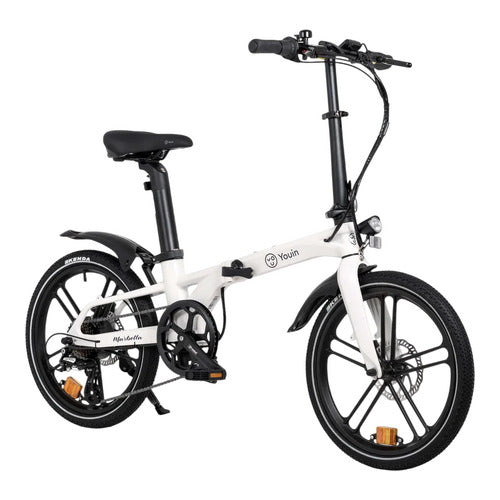 Bicicleta Eléctrica Youin BK1350C Marbella Crema 250W Plegable