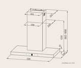 Infografía: Campana Extractora ARTICA ASKYLINE60AI 60cm A Inox Touch