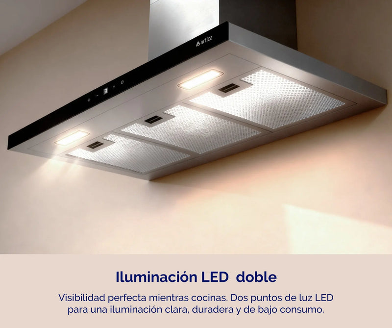 Campana Extractora ARTICA ASKYLINE60AI 60cm A Inox Touch