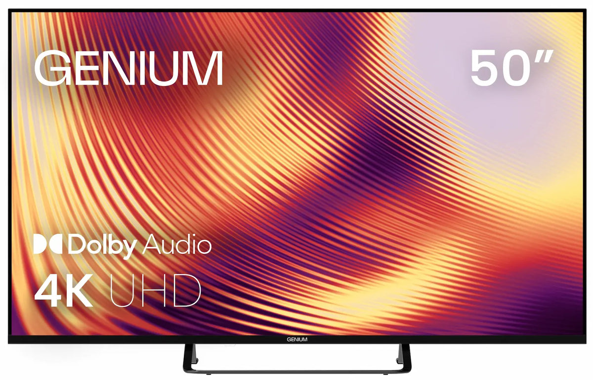 Infografía: TV GENIUM 50" GTV50UHD 4K UHD WebOS