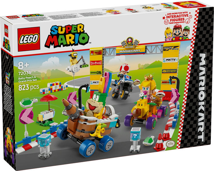 Lego Mario Kart™: Set Bebé Peach y Grand Prix (72036)
