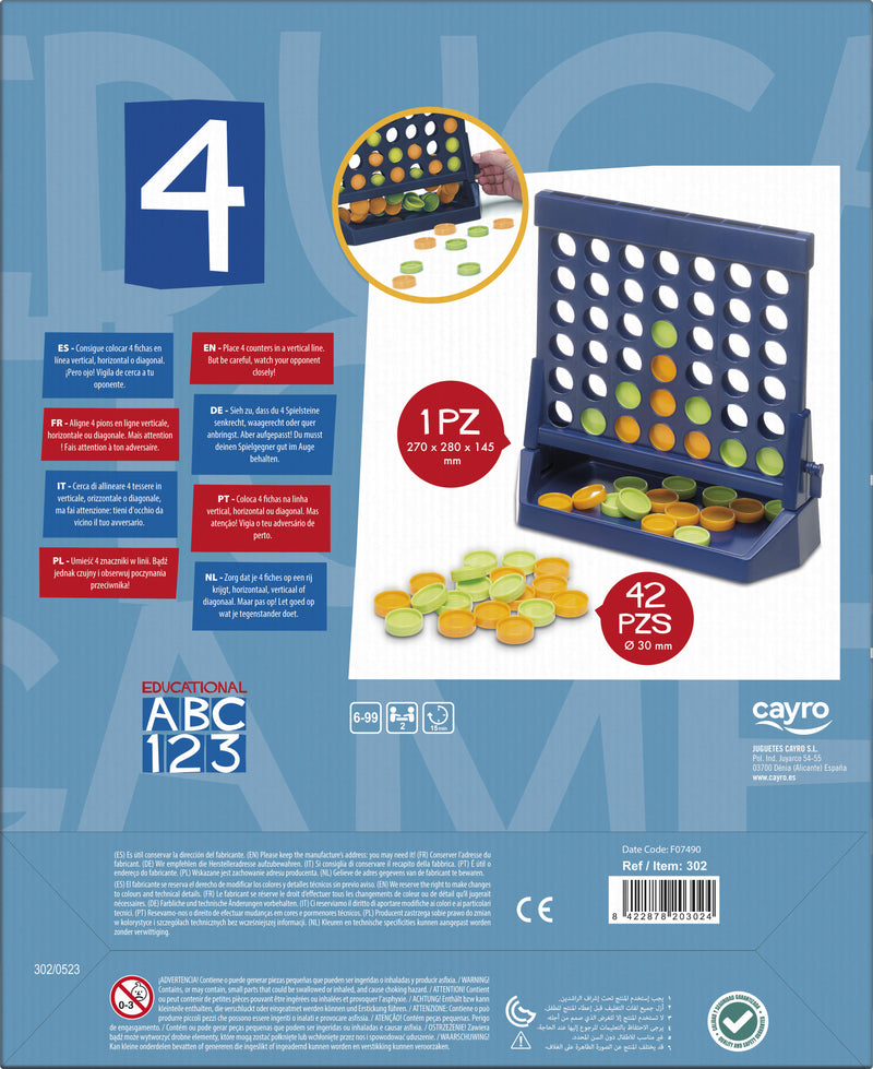 Cayro Acierta 4 - Conecta Cuatro Fichas y Gana CAYRO-302