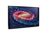 LEGO Art 31212 Galaxia Vía Láctea colgado en la pared, mosaico mural de 65 x 40 cm